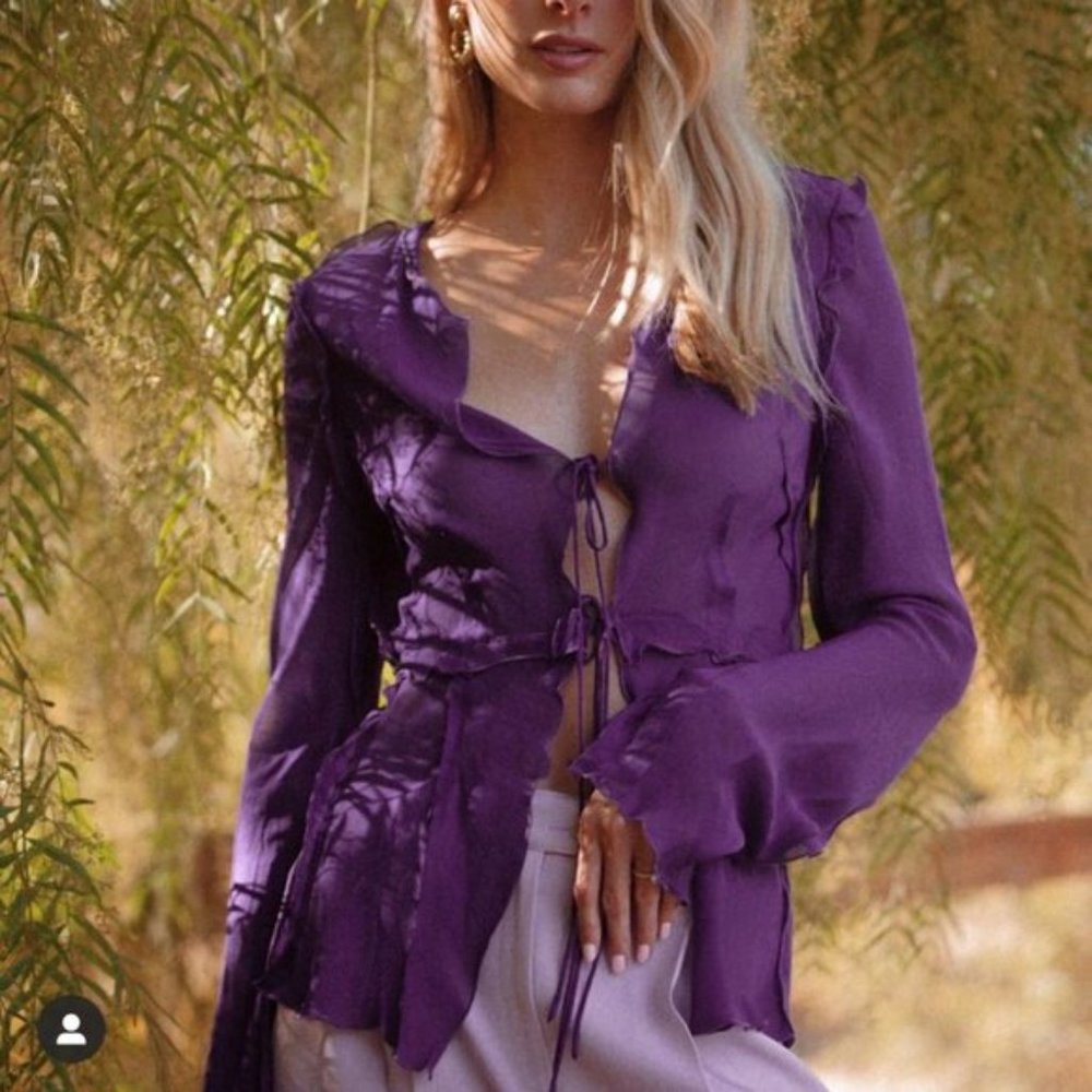 Rare!! Rat & Boa Aphrodite Blouse - Purple